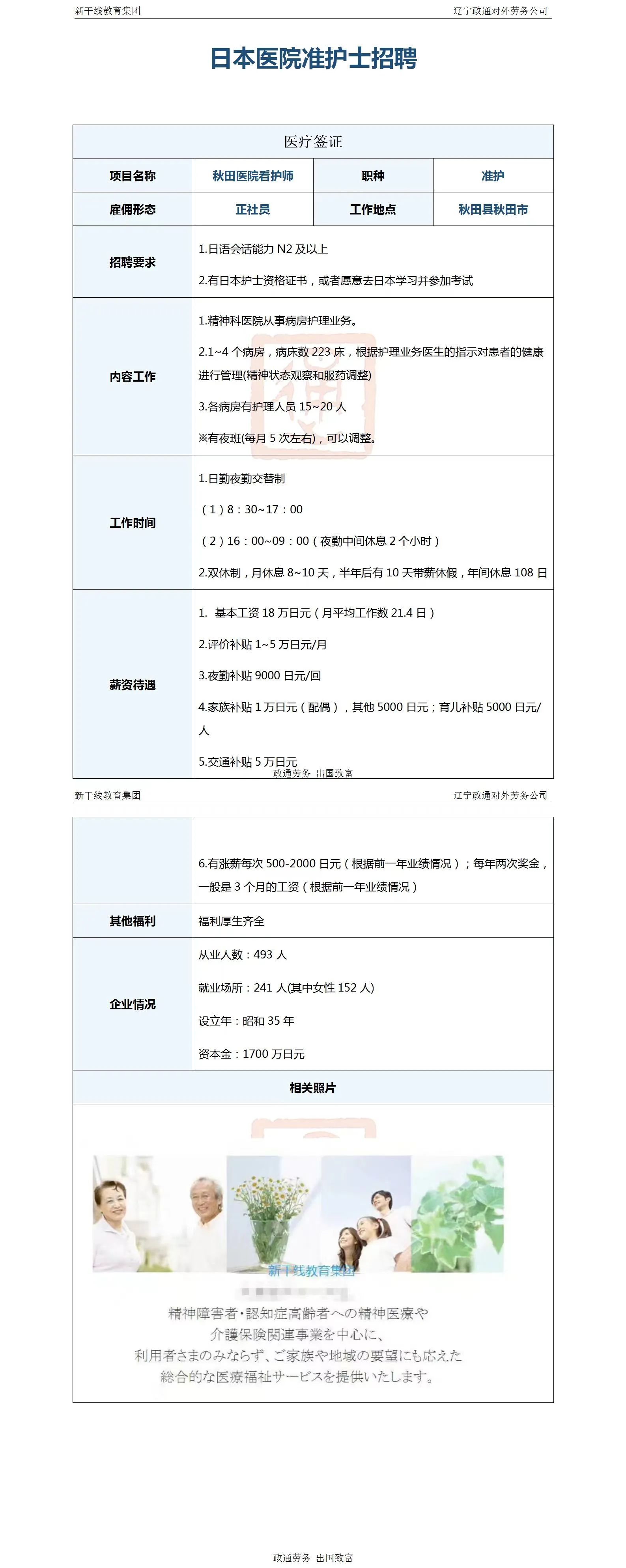 日本工作 遼寧政通